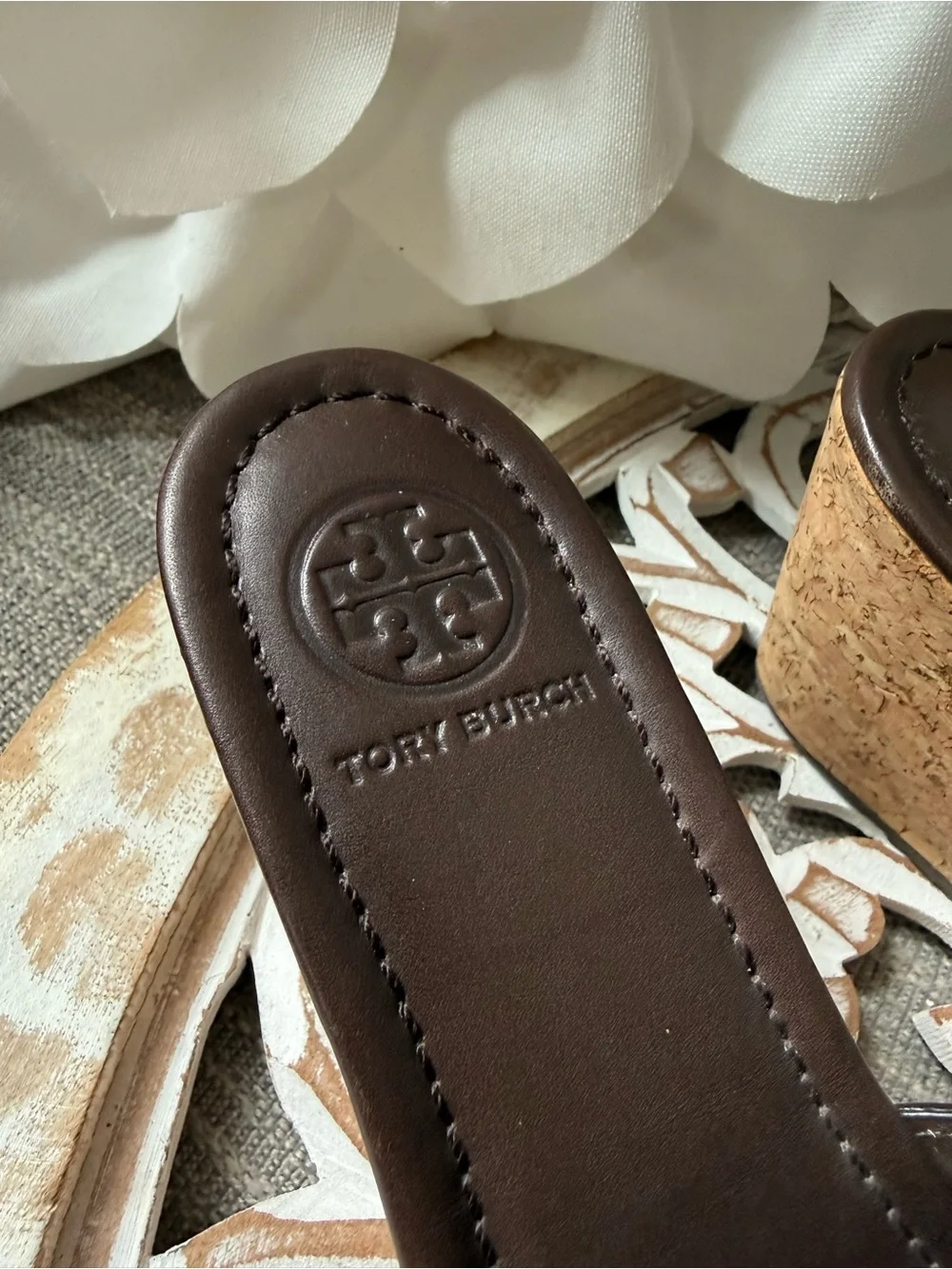 Tory Burch Leopard Print Platform Sandals Slides Shoes Women’s 6